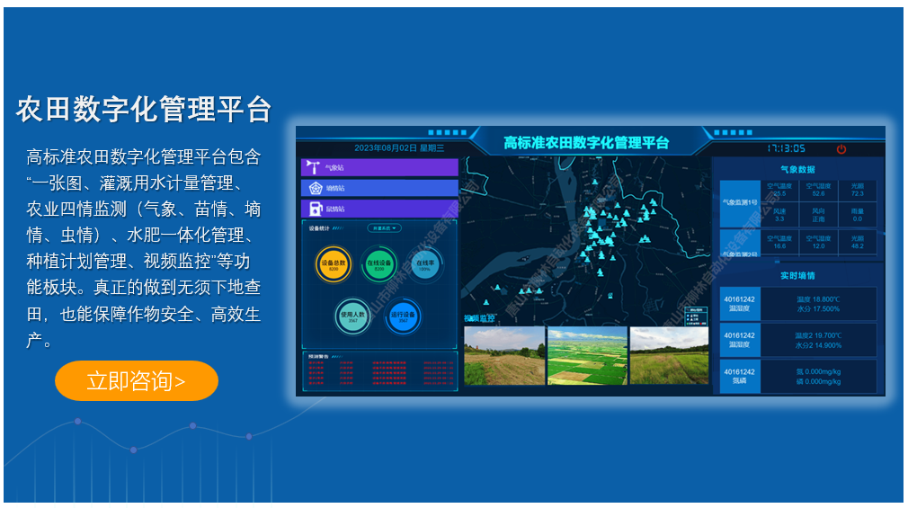 高標準農田數(shù)字化管理平臺介紹