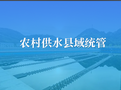 農(nóng)村供水縣域統(tǒng)管系統(tǒng)該如何建設(shè)？